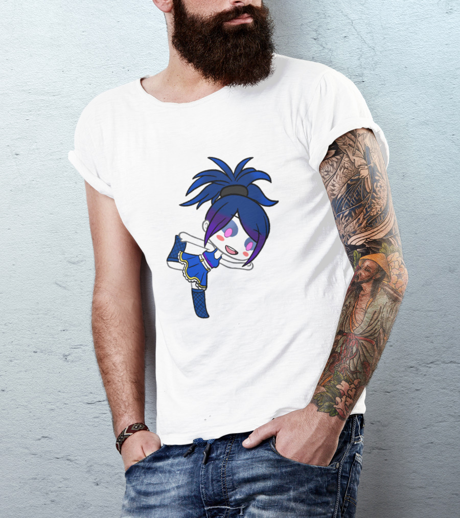 Ballora Gacha Character In Blue And Pink Ensemble T-Shirt