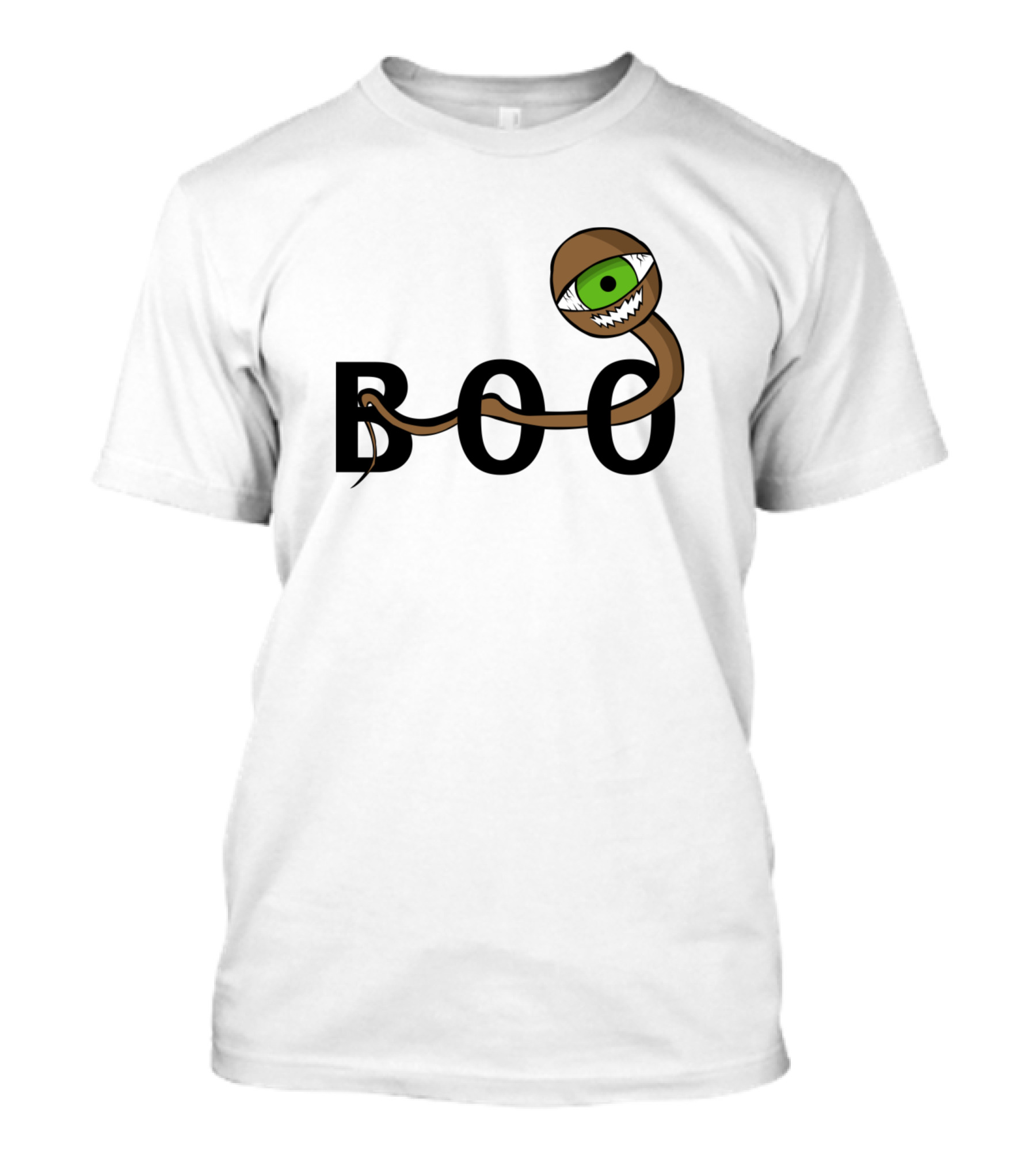 Boo Monster Eyeball Tentacle Halloween T-Shirt