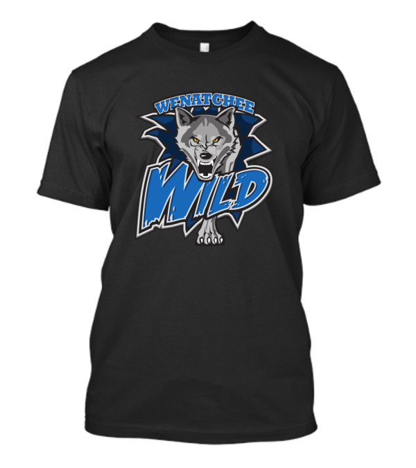 Wenatchee Wild Wolf Logo Sports Team T-Shirt