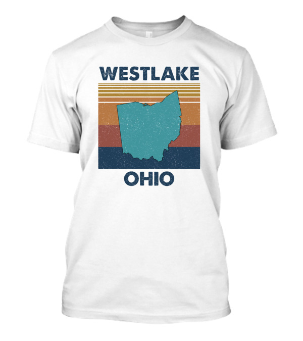 Westlake Ohio Vintage Sunset State T-Shirt