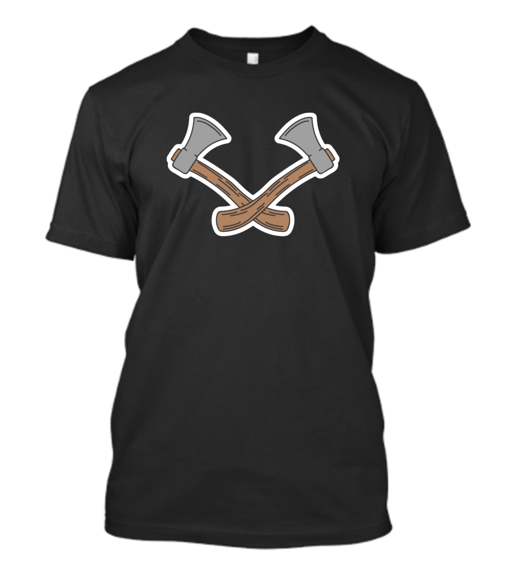 Axe Crossed Logging Tools Iconic T-Shirt