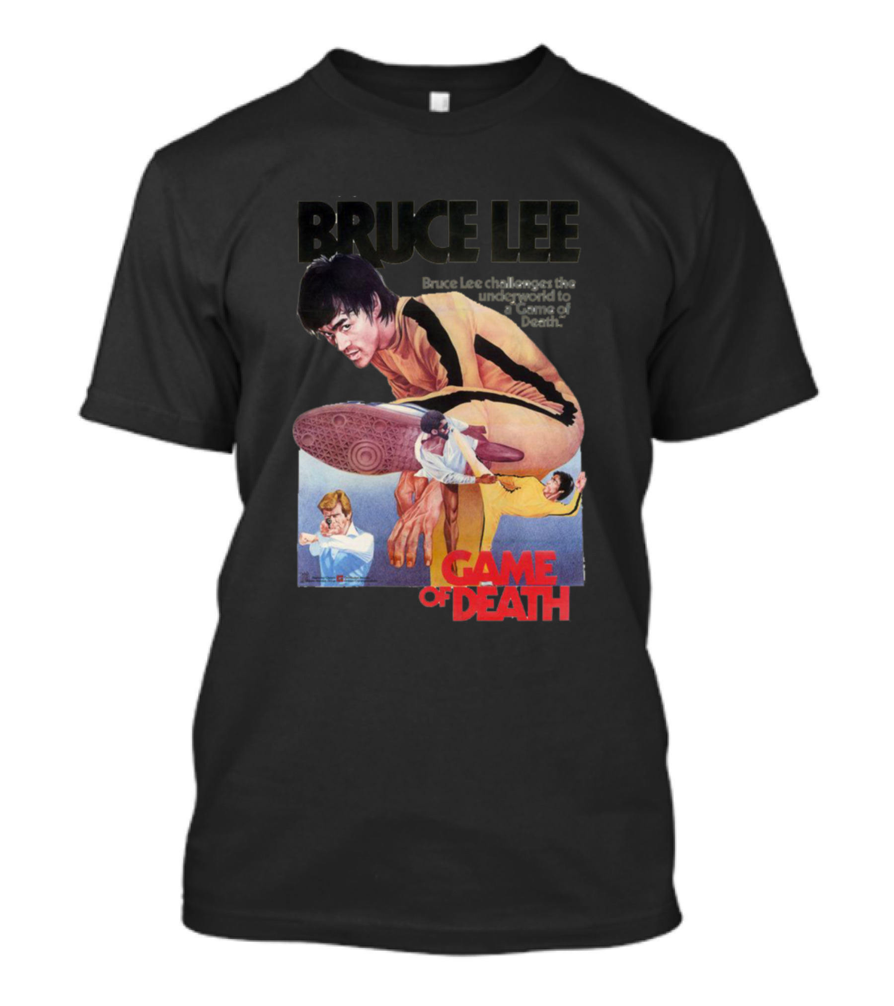Bruce Lee Challenges The Underworld To A Game Of Death T-Shirt