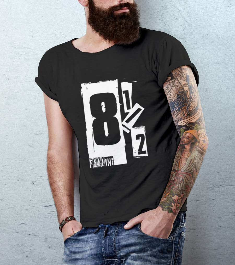 Fellini 8 1/2 Bold Textual T-Shirt