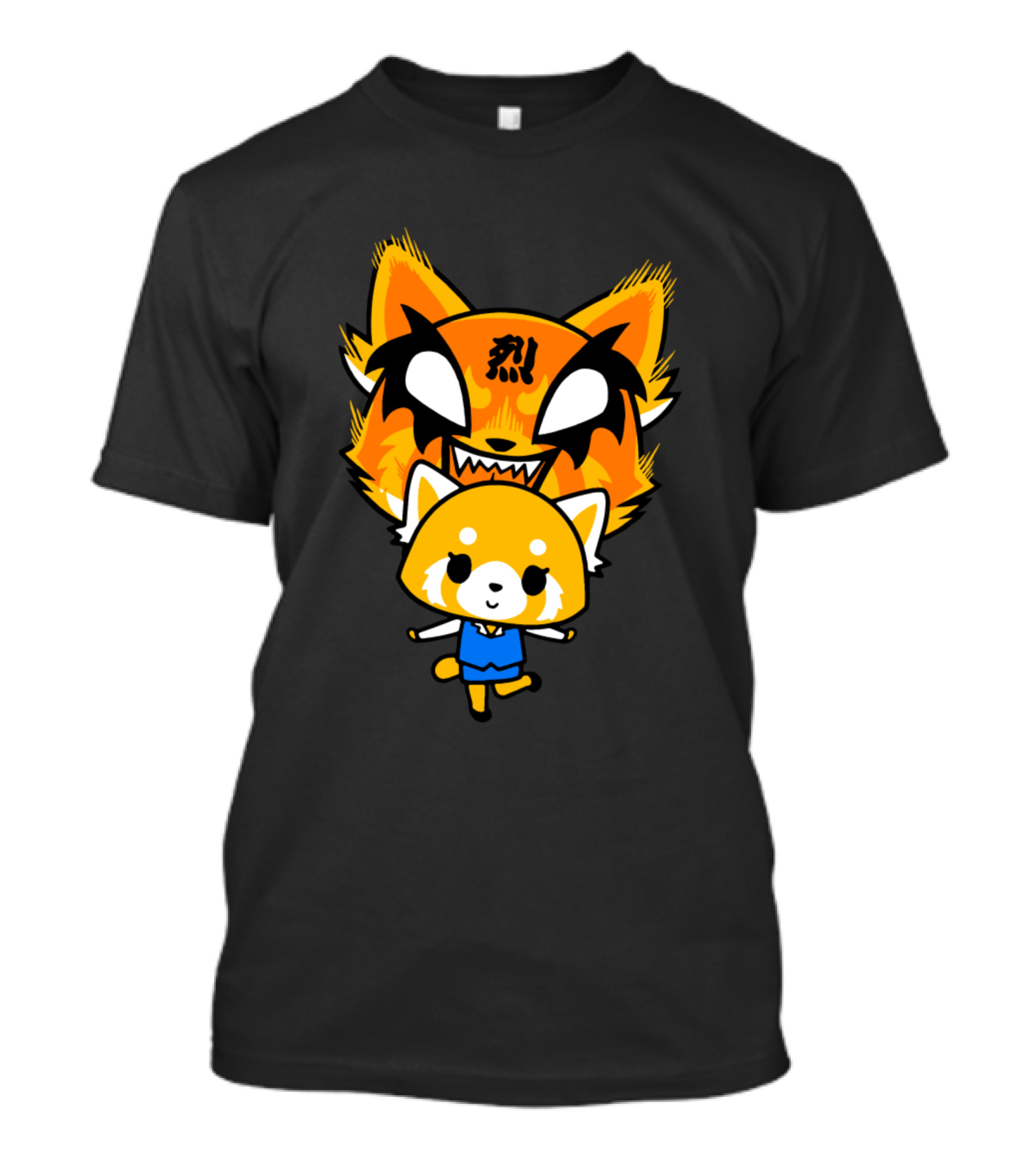 Aggretsuko Hidden Rage Kawaii Face Duo T-Shirt