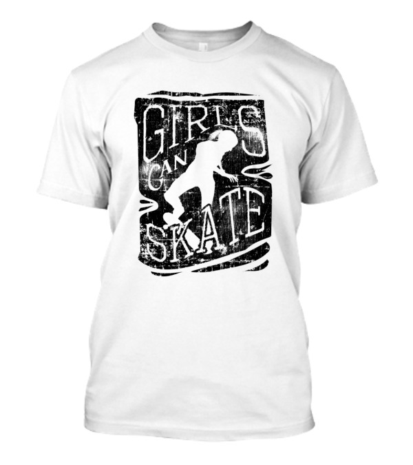 Girls Can Skate Skater Girl T-Shirt