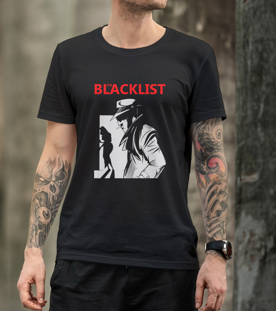 The Blacklist Tv Series Noir Detective And Femme Fatale T-Shirt
