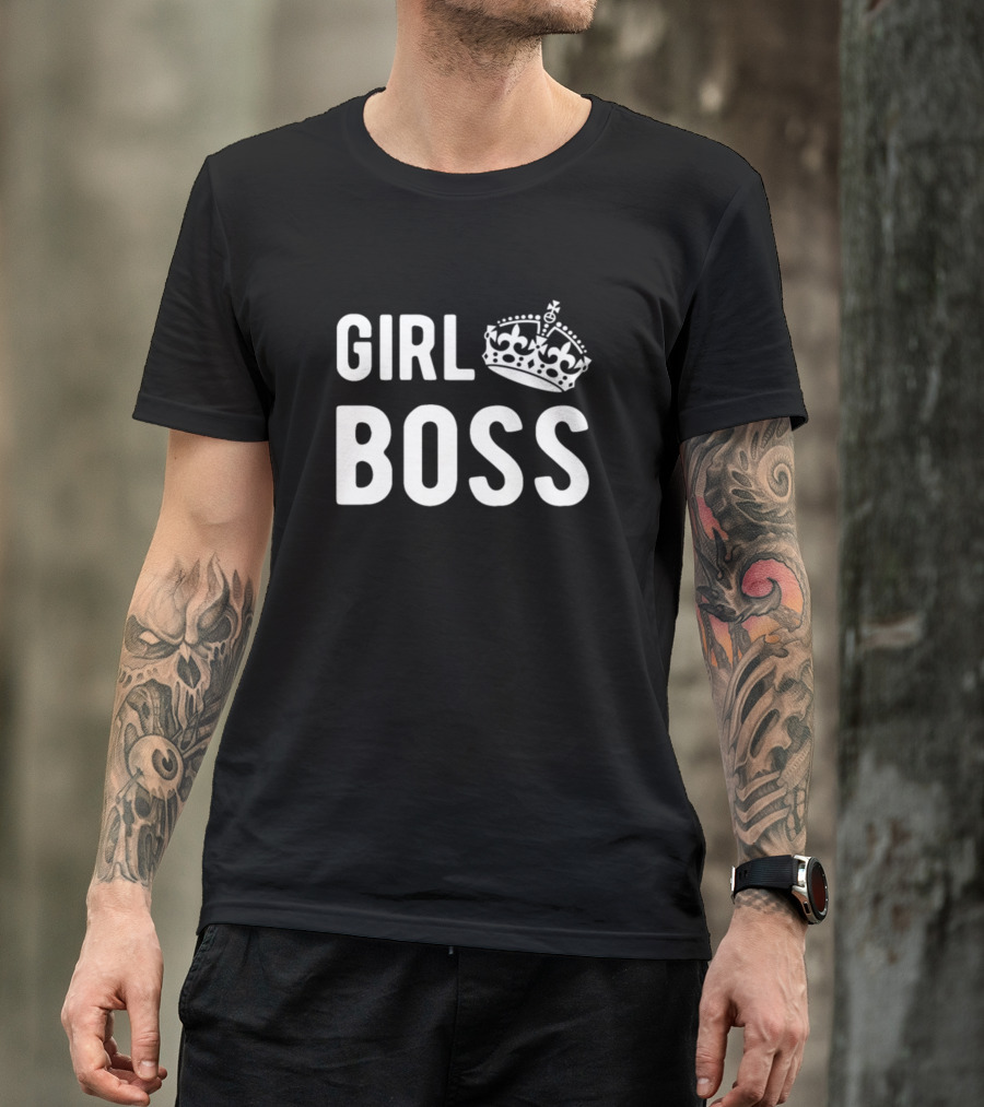 GIRL BOSS Crown Icon Empowerment T-Shirt