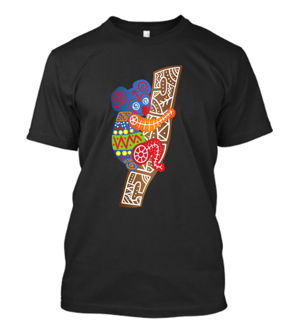 Koala Pattern Colorful Tribal T-Shirt