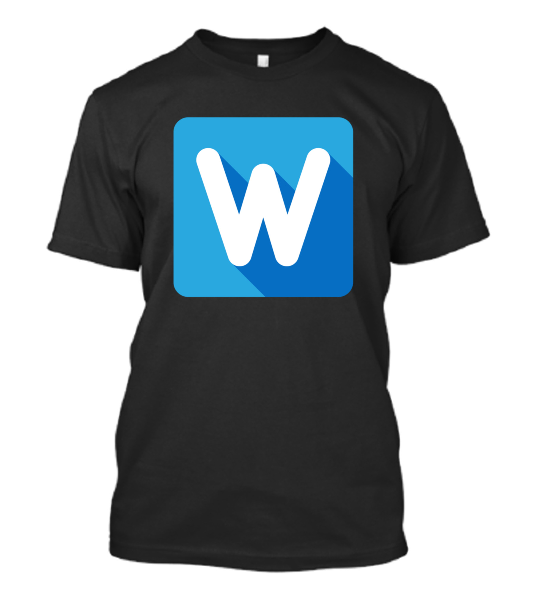 W Box Letter Colorful Alphabet T-Shirt