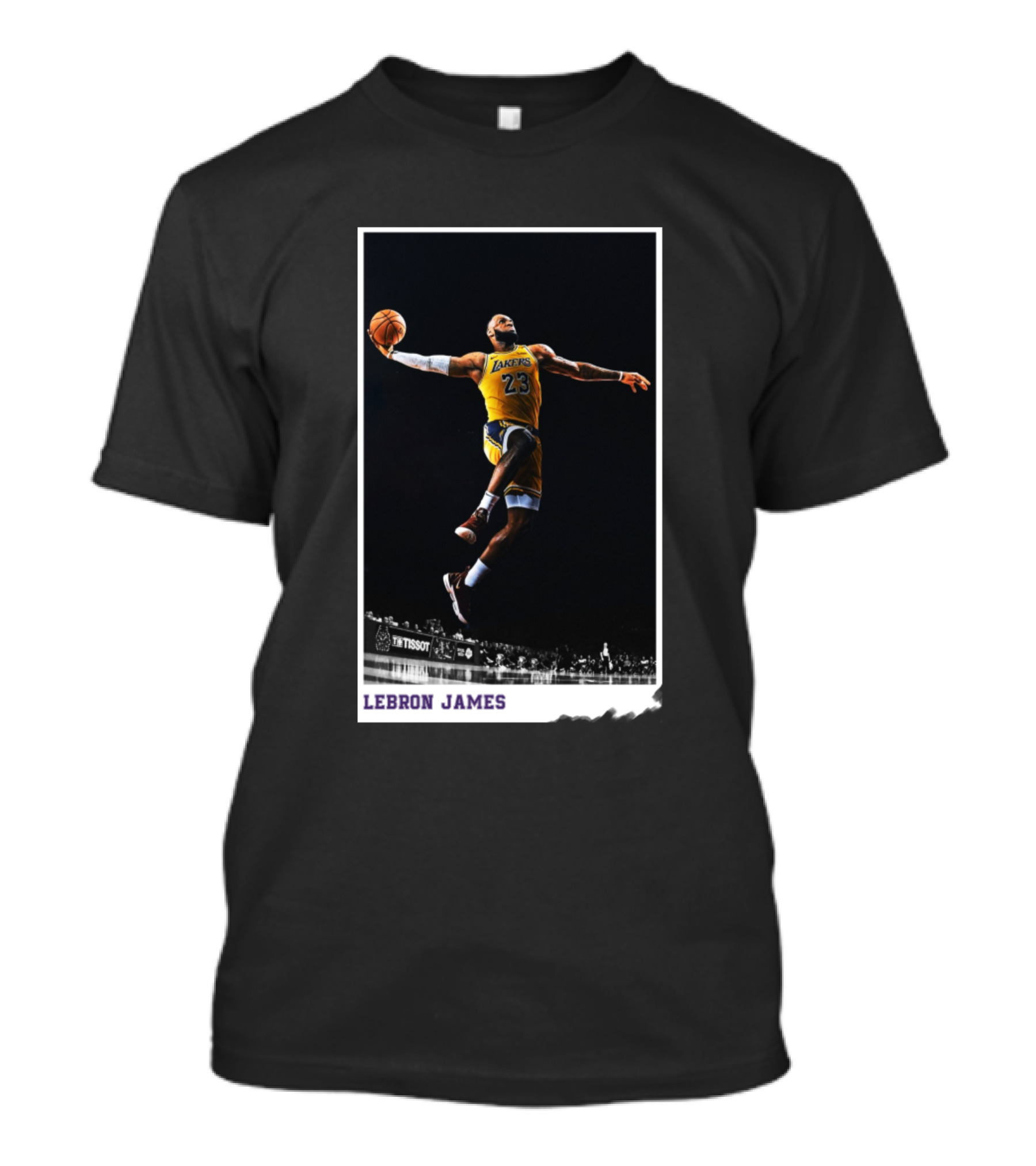 LeBron James Los Angeles Lakers Dunk #23 T-Shirt
