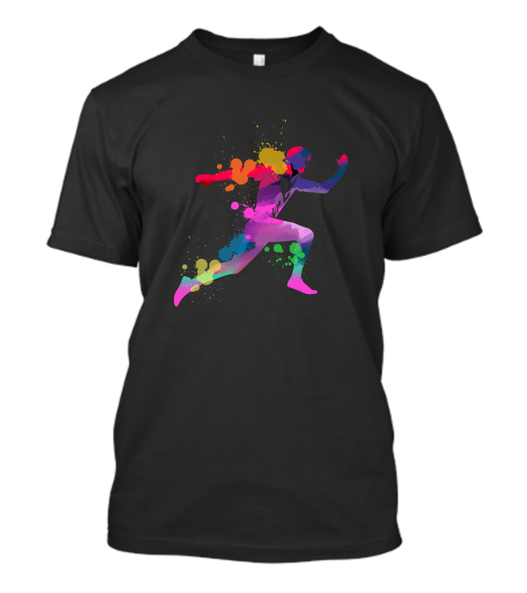 Marathon Runner Color Splash T-Shirt