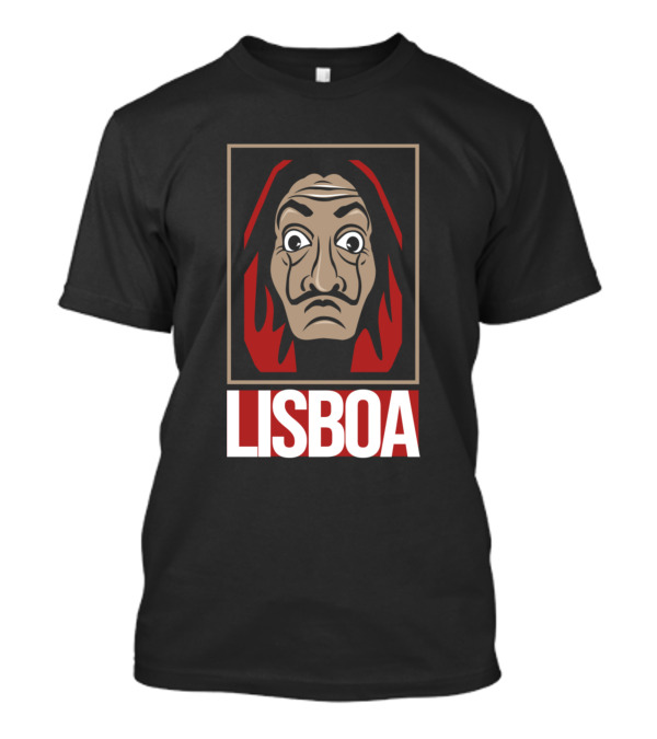 Lisboa Money Heist Salvador Dali Mask T-Shirt