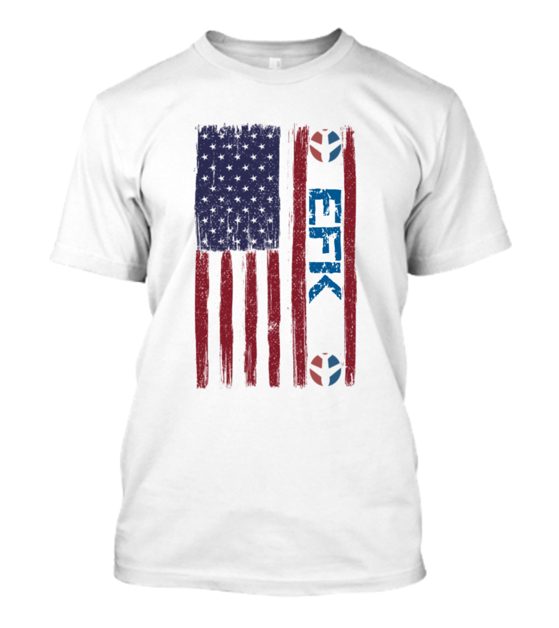 EFK Newport State Airport Vertical Flag T-Shirt