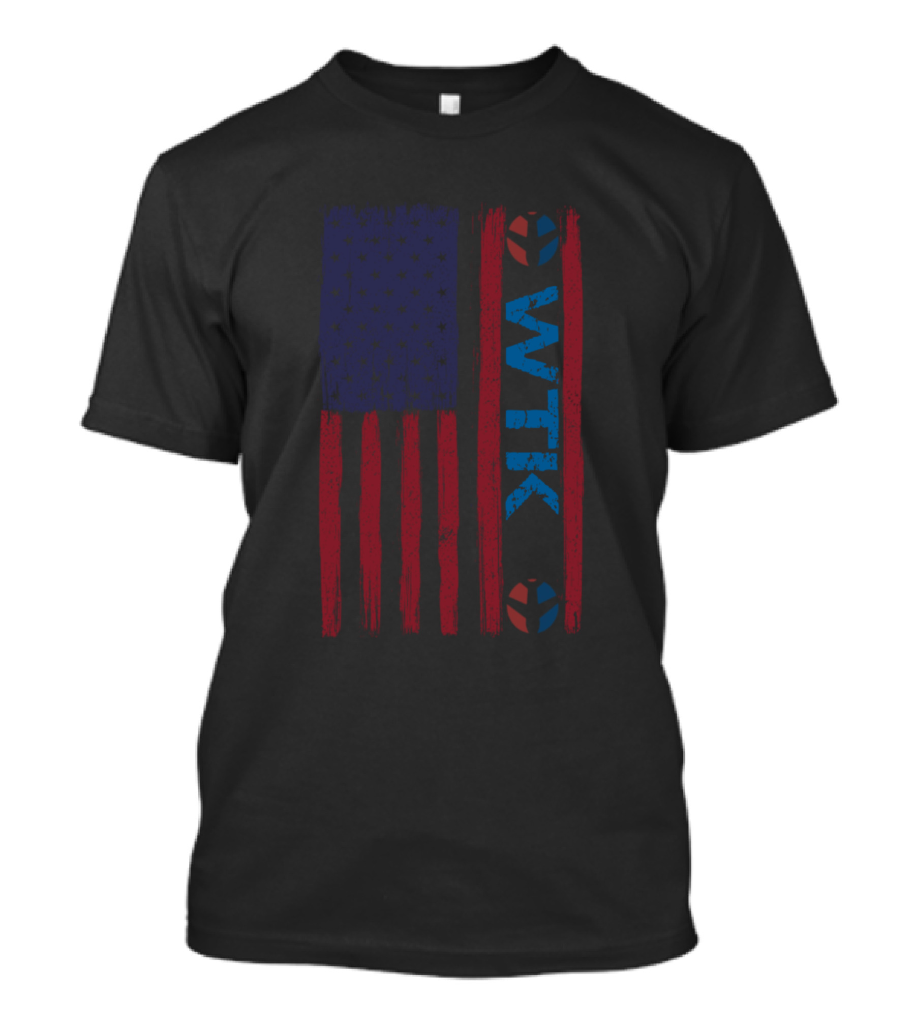 WTK Noatak Airport American Flag T-Shirt