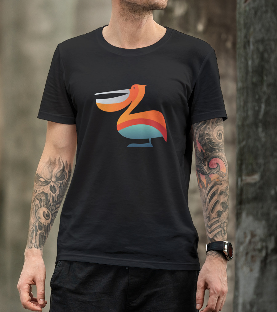 Pelican Gradient Modern T-Shirt