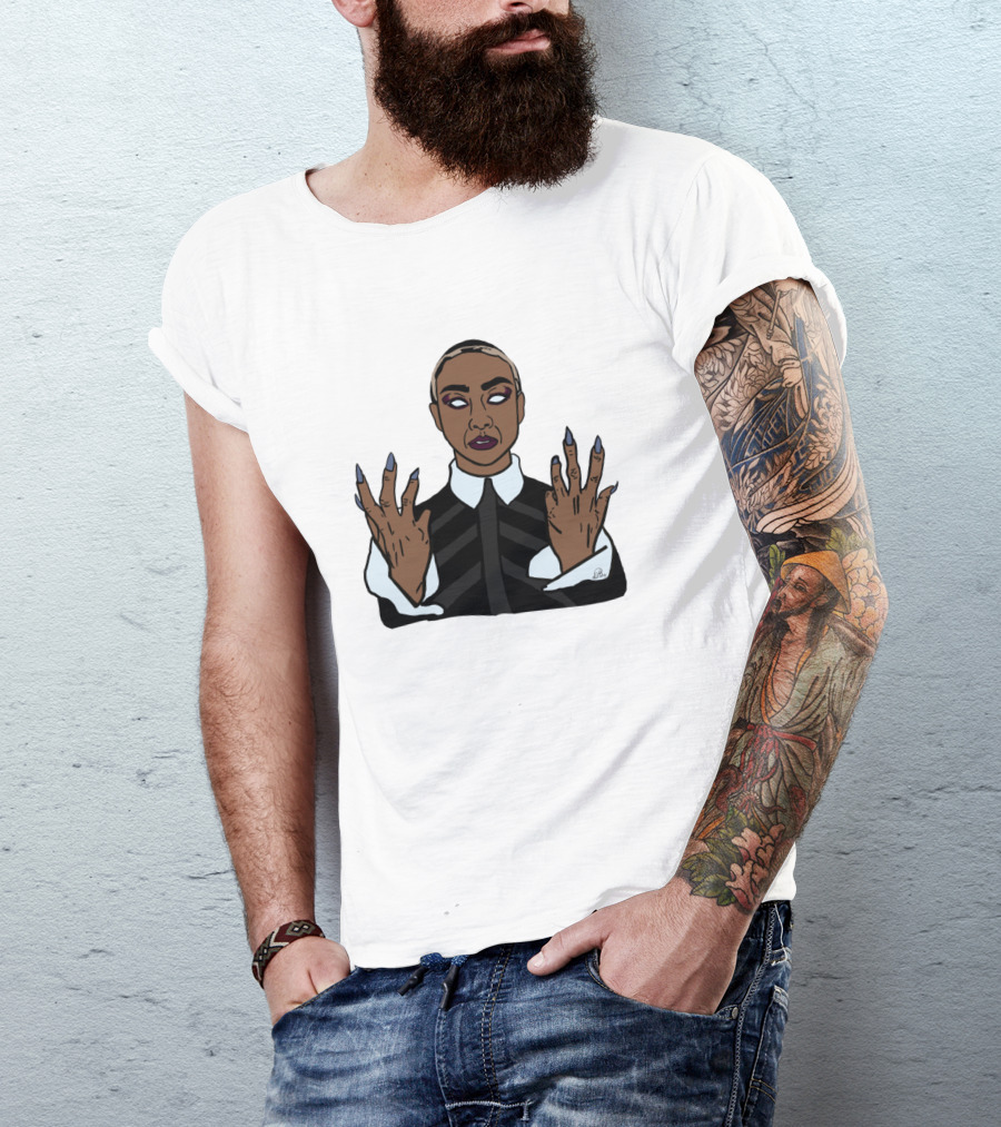 Prudence Night Bewitched Typography Fashion T-Shirt