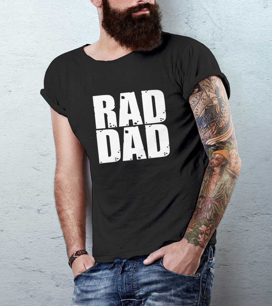 Rad Dad Coolest Present Father's Day T-Shirt