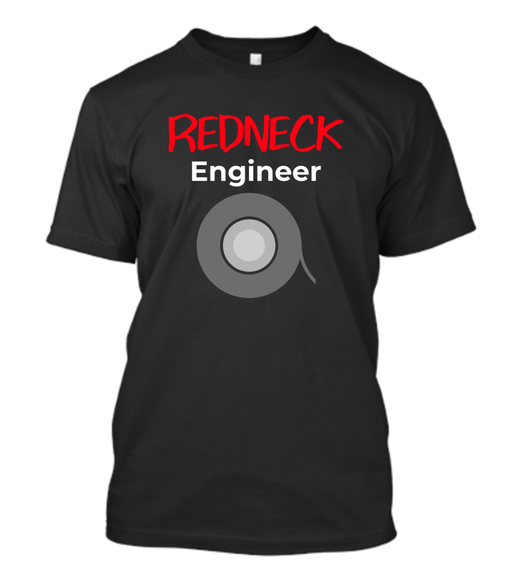 Redneck Engineer Duct Tape Humor T-Shirt