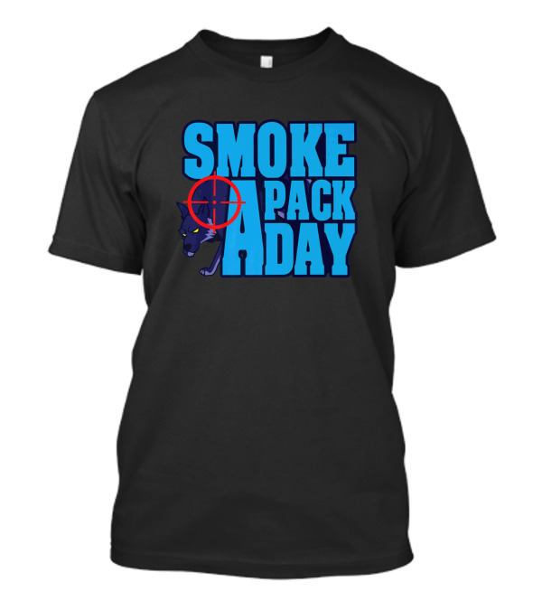 Smoke A Pack A Day Coyote Hunter Hunting Target Scope T-Shirt