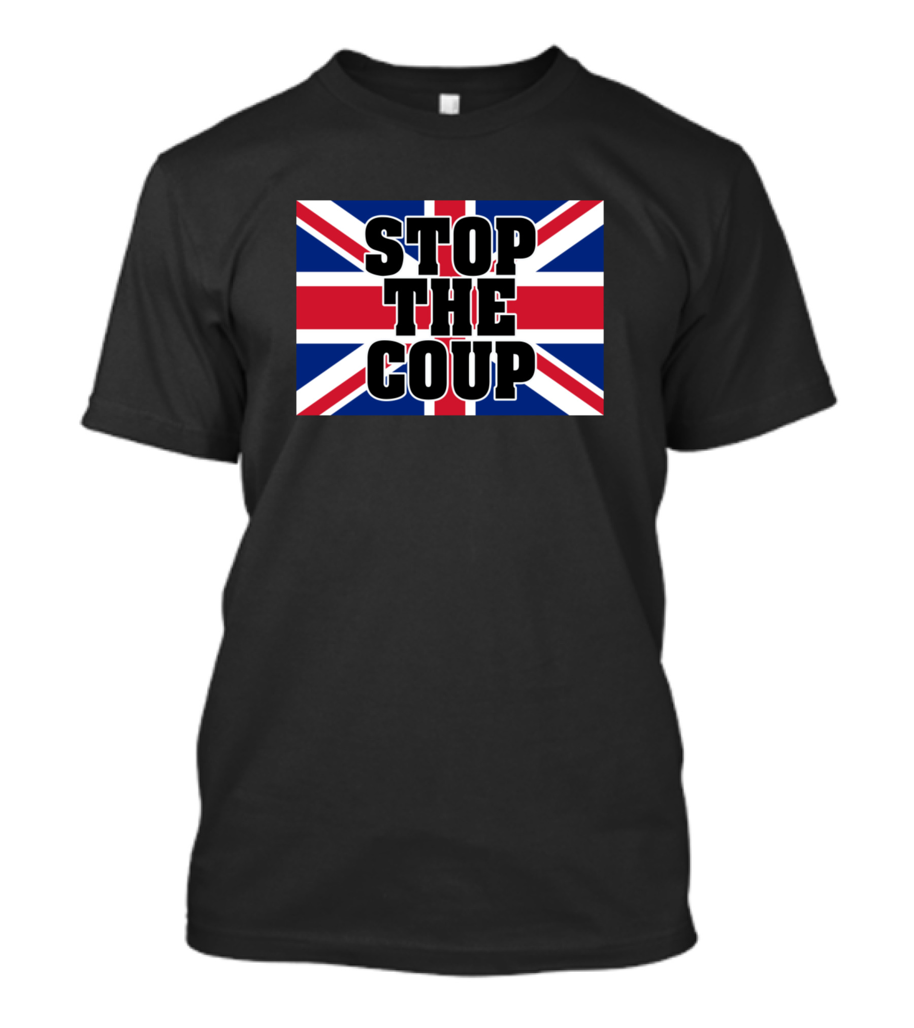 Stop The Coup Union Flag T-Shirt
