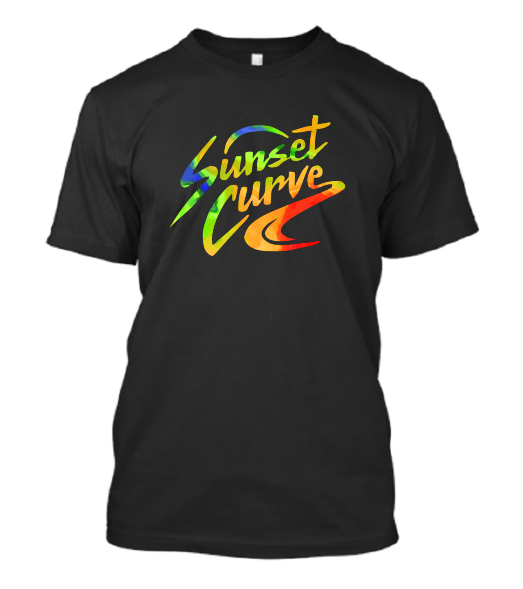 Sunset Curve Rainbow Logo Julie And The Phantoms Band T-Shirt