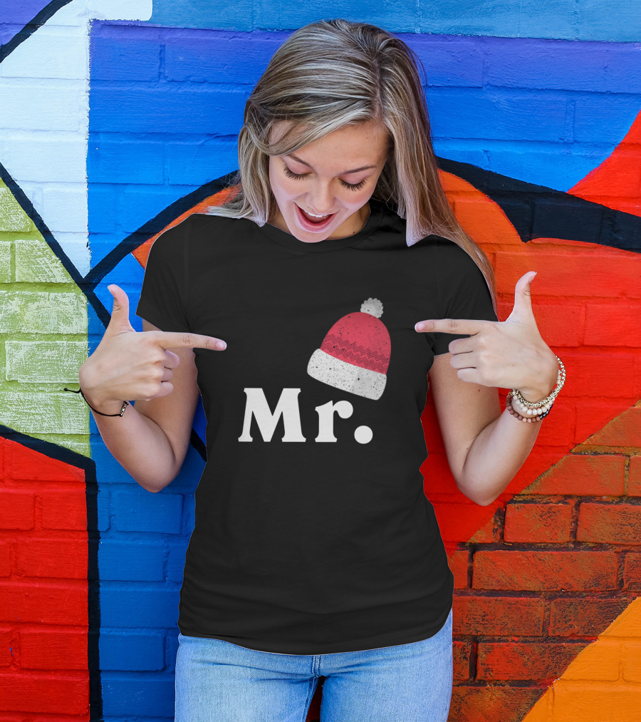 Mr. Santa Red Hat Christmas Teamsanta T-Shirt