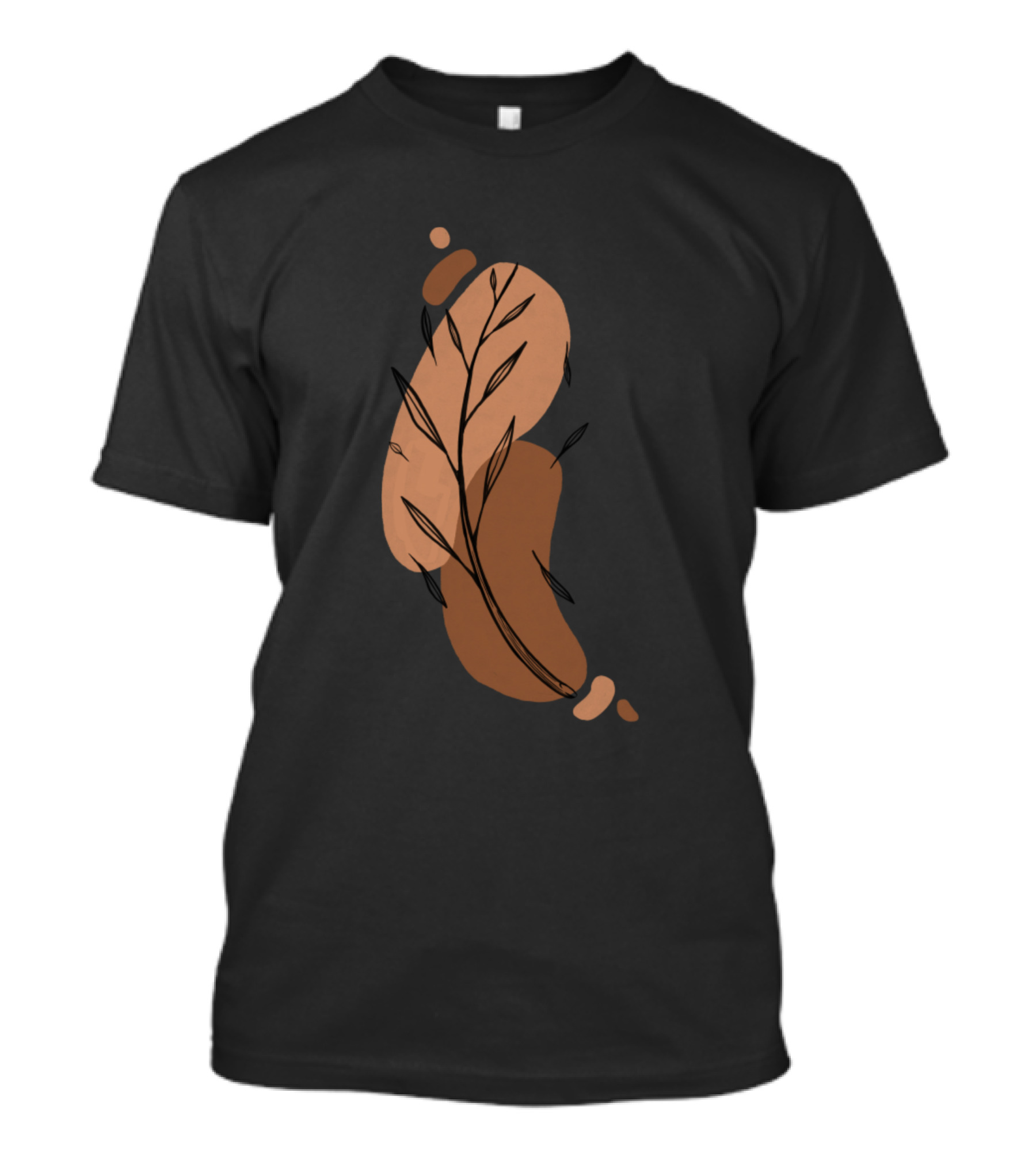 Terra Organic Leaf Abstract T-Shirt