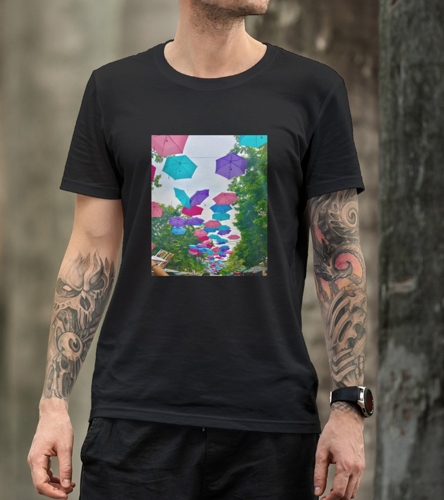 Colorful Array Under My Umbrella T-Shirt