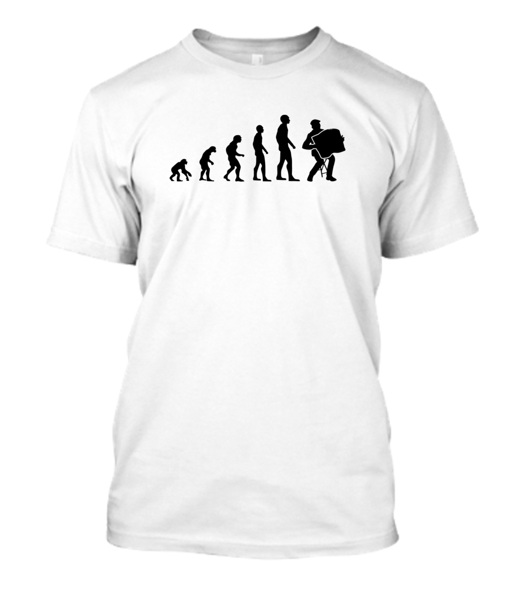 Accordion Evolution Accordionist Accordion T-Shirt