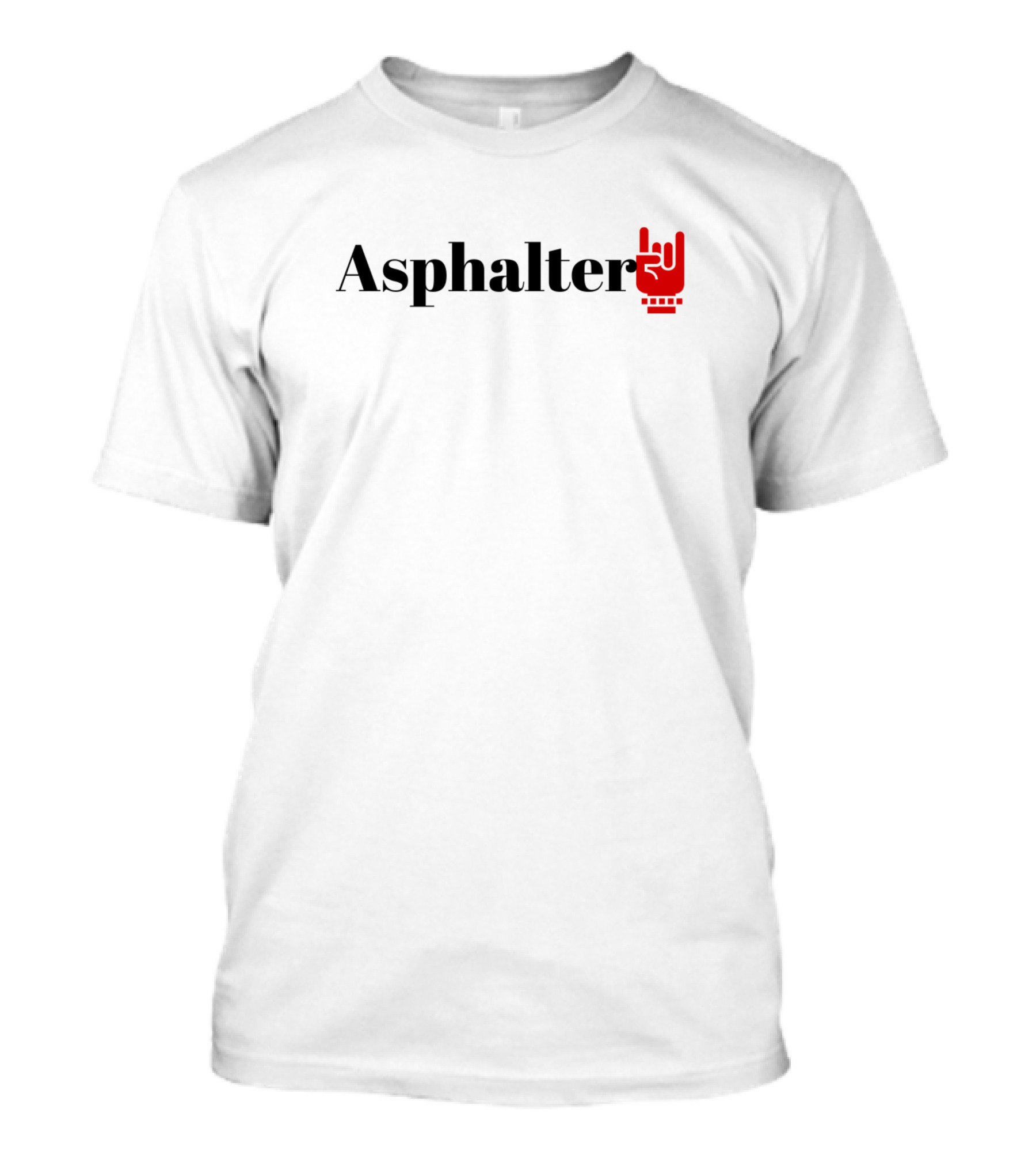 Asphalter Rock Hand Gesture T-Shirt