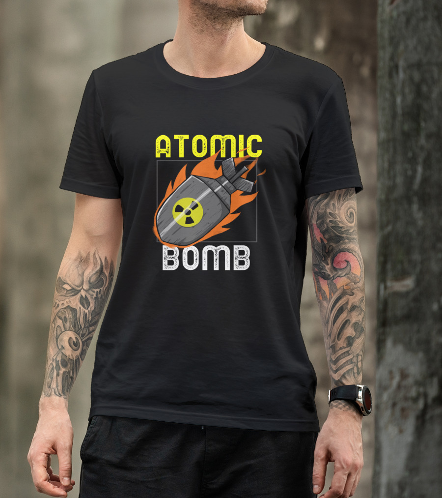 ATOMIC BOMB Nuclear Flame T-Shirt