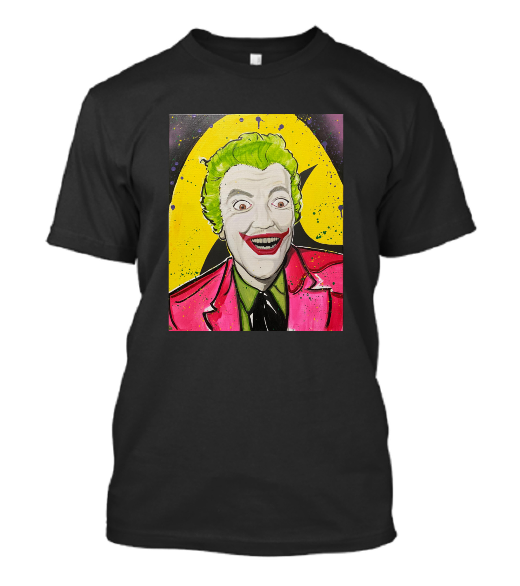 Cesar Romero Joker Vibrant Portrait Pop T-Shirt
