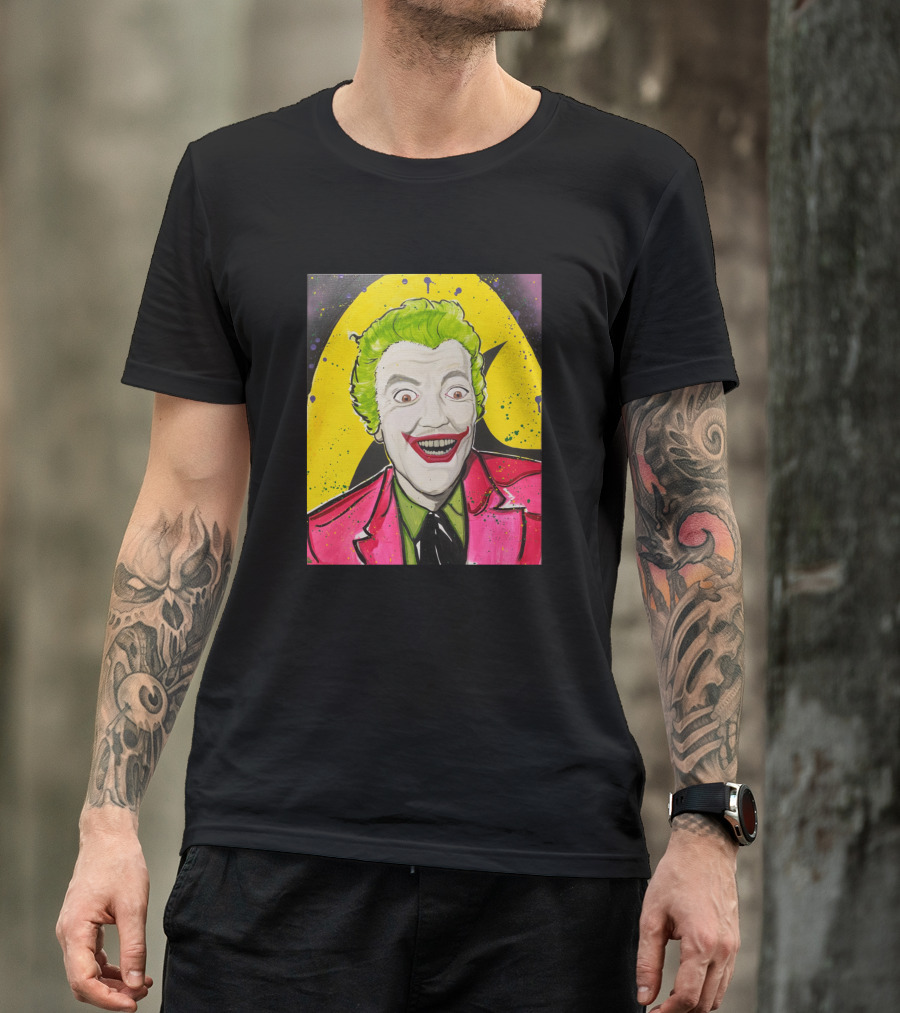 Cesar Romero Joker Vibrant Portrait Pop T-Shirt