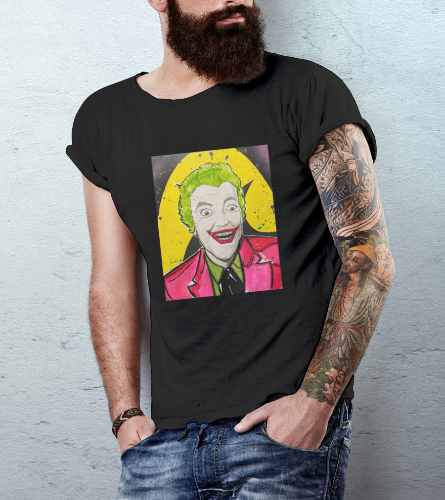 Cesar Romero Joker Vibrant Portrait Pop T-Shirt
