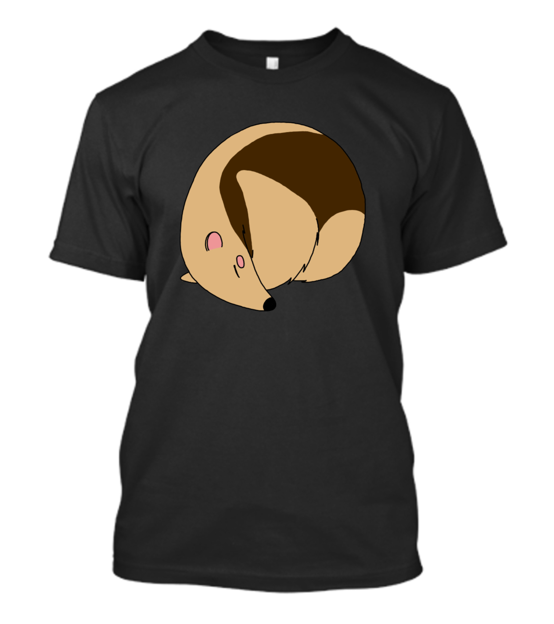 Cute Little Sleeping Anteater Minimalist T-Shirt