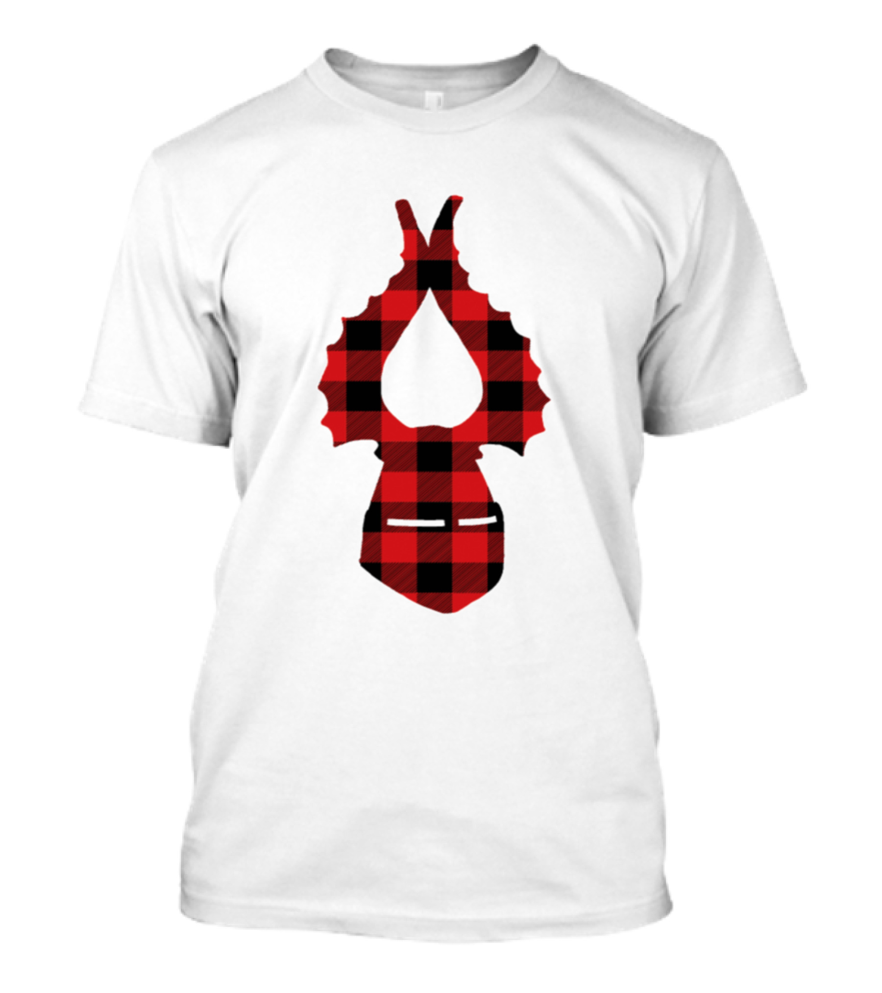 Knight Great Helm Buffalo Plaid Medieval Fun T-Shirt