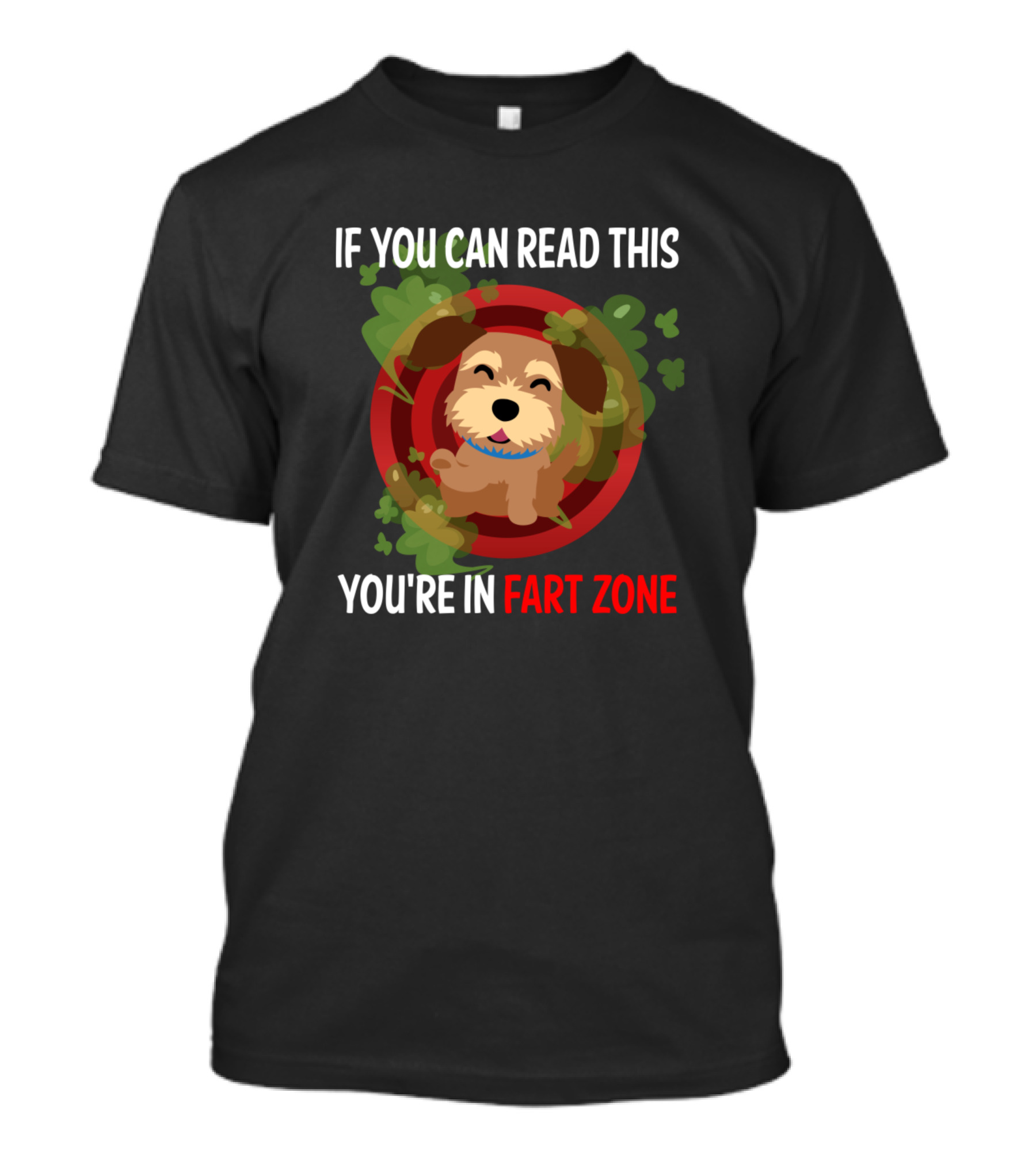 Norfolk Terrier Fart Zone If You Can Read This You're In Comedy T-Shirt