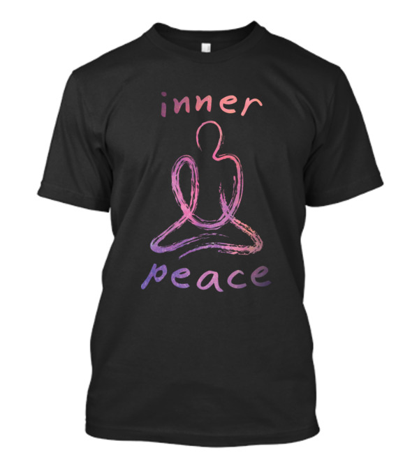 Inner Peace Meditation Yoga Silhouette Harmony T-Shirt