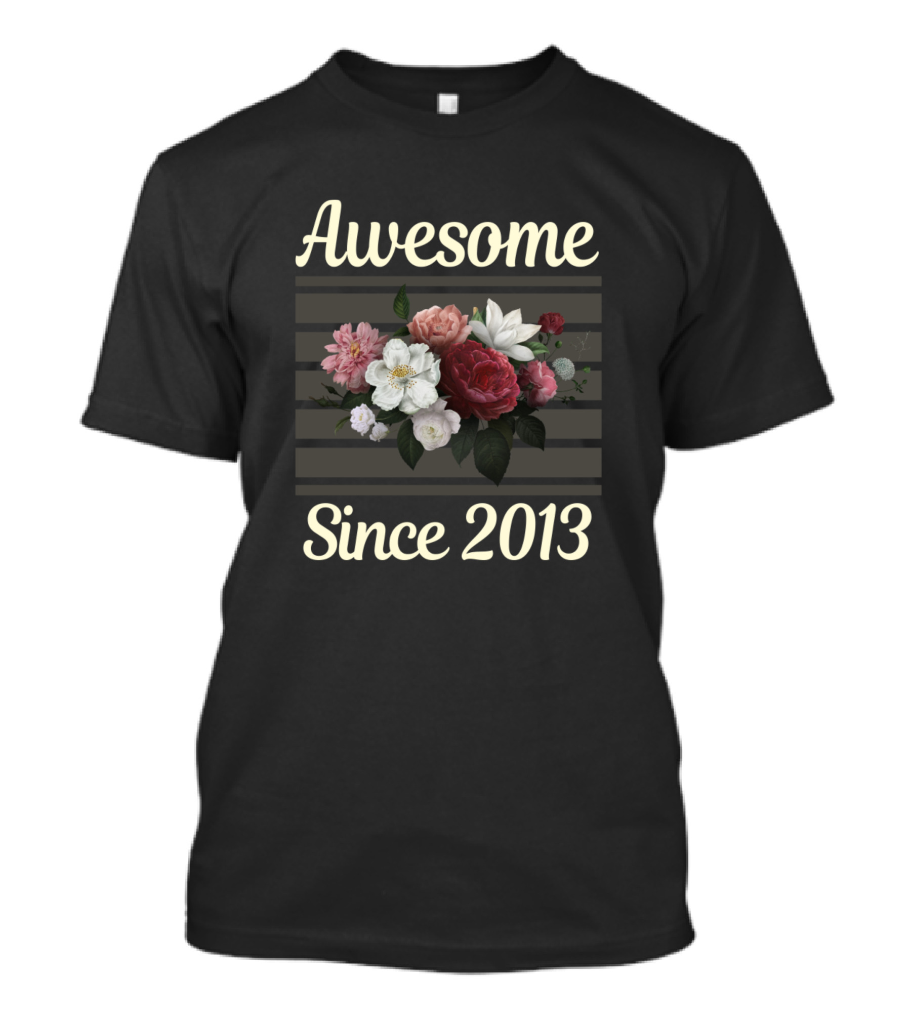 Awesome Since 2013 Roses T-Shirt