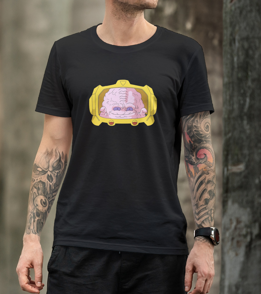 Krang Cute Brain Inside Android Head T-Shirt
