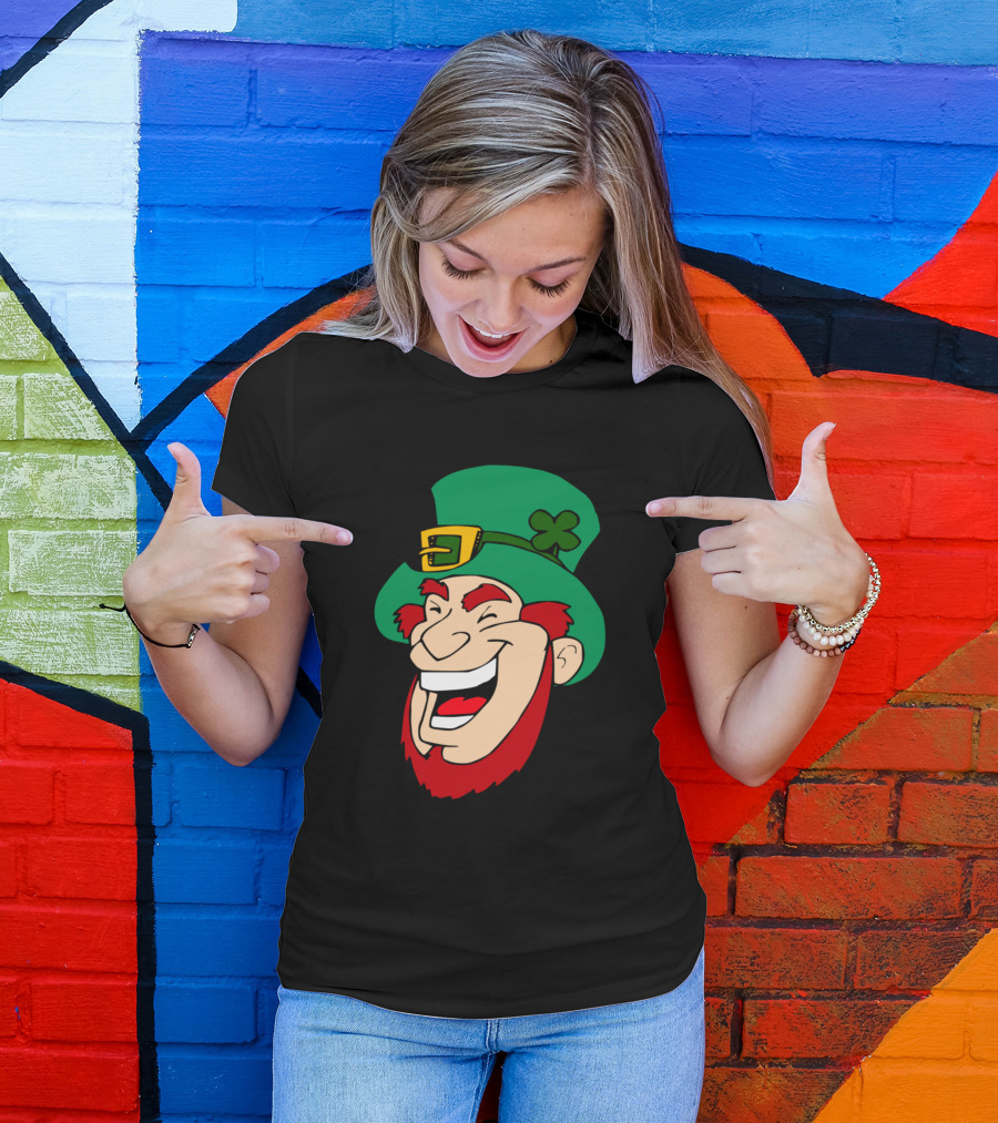Funny Irish Sports Fan Notre Dame Go Irish Leprechaun Mascot T-Shirt