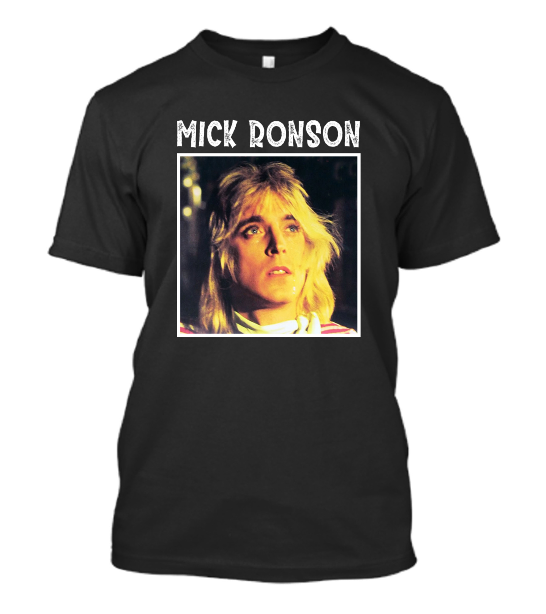 Mick Ronson Vintage Rock Star Portrait Classic T-Shirt