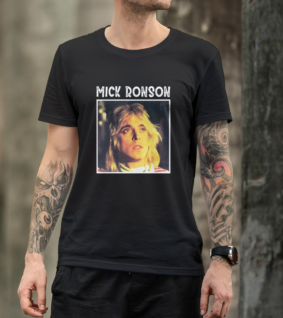 Mick Ronson Vintage Rock Star Portrait Classic T-Shirt