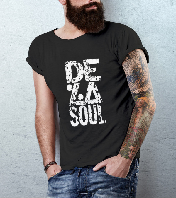 DE LA SOUL Is Dead Classic Album Cover Text T-Shirt