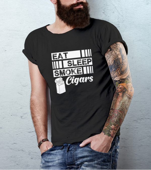 EAT SLEEP SMOKE CIGARS T-Shirt