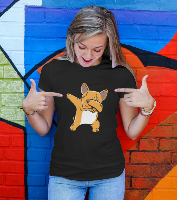 French Bulldog Dabbing Pose T-Shirt