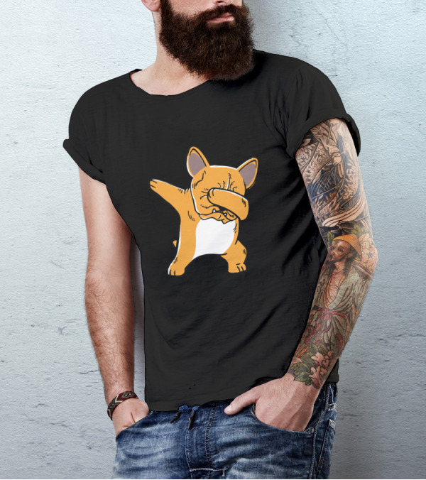 French Bulldog Dabbing Pose T-Shirt