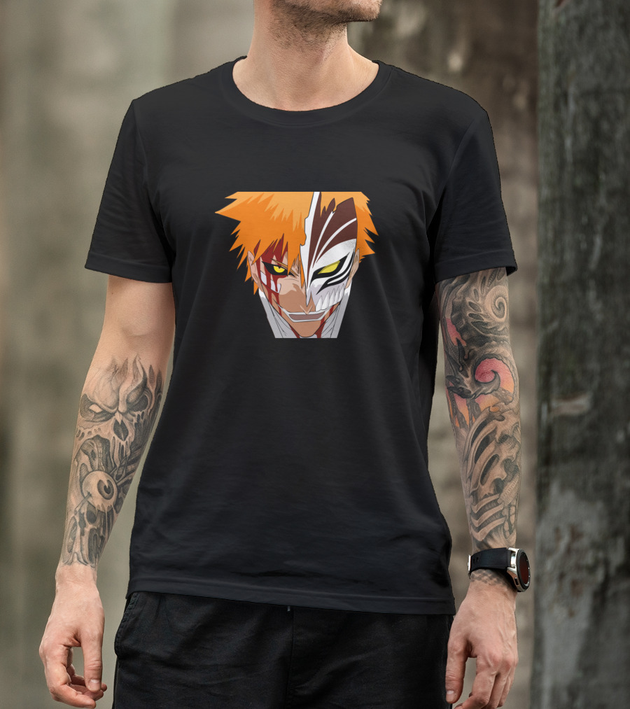 Ichigo Hollow Mask Duality Anime Character T-Shirt