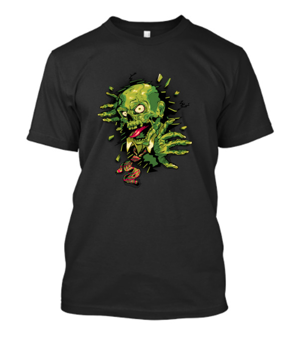 Its Toxic Zombie Burst Green Monster T-Shirt