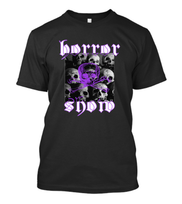 Horror Show Skull Crossbones Gothic T-Shirt
